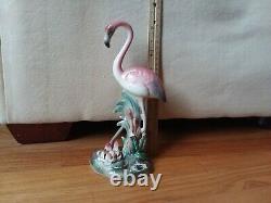 Rare Vintage Brad Keeler Signed Pink Flamingo Bird Figurine No. 782, 9.5 tall