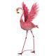 Regal Art & Gift Multicolored Metal 46 In. H Flamingo Statue