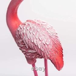 Resin Pink Flamingo Ornaments Figurine Showpiece for Home Decor Gift Item F1