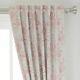 Rococo Flamingo Pink Vintage Leaves Retro 50 Wide Curtain Panel By Spoonflower