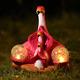 Solar Yard Flamingo Statue Yoga Sculpture Garden Decor Outdoor Patio Lawn Bird
