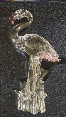 Swarovski Crystal Figurine FLAMINGO 7670 000 003. WithOriginal Box