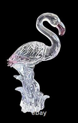 Swarovski Crystal Flamingo Bird Figurine