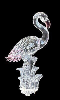 Swarovski Crystal Flamingo Bird Figurine