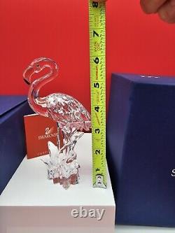 Swarovski- Flamingo 289733 with Pink Beak and Feathers, Original Box