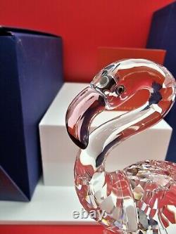 Swarovski- Flamingo 289733 with Pink Beak and Feathers, Original Box