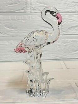 Swarovski crystal figurine Flamingo Bird Pink beak 16.5cm x 7.5 cm ornament