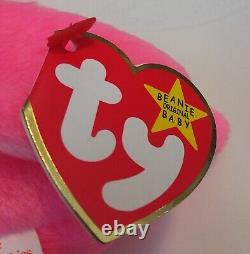 TY Beanie Baby Flamingo Pink Wading Bird 1995 Pristine Original Child Friendly