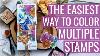 The Easiest Way To Color Multiple Stamps Craft Friends