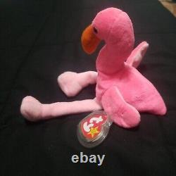 Ty Beanie Baby Pinky the Flamingo 1995 -Original