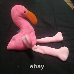 Ty Beanie Baby Pinky the Flamingo 1995 -Original