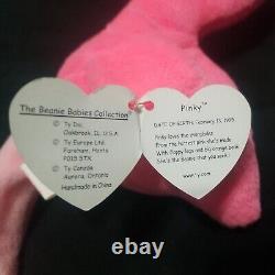 Ty Beanie Baby Pinky the Flamingo 1995 -Original