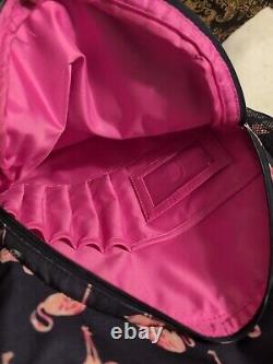 Vera Bradley Flamingo Fiesta Lighten Up Compact Essential Backpack Pink/Black