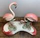 Vintage Mcm Brad Keeler Flamingo Pond Lot California Pottery Art Deco Ceramic
