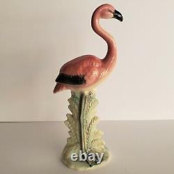 Vintage Mid Century Modern 10 Pink Flamingo Ceramic Figurine MCM Décor Lot B