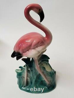 Vintage Pink Flamingo Planter Unsigned Will George Style MID Century Modern
