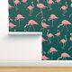 Wallpaper Roll Pink Flamingos Birds Tropical Animals And 24in X 27ft