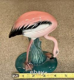 Will George Vintage Flamingo Figurine Pottery